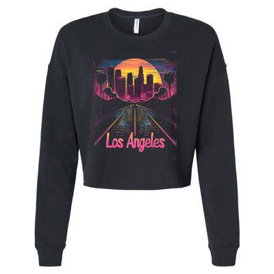 Vintage Los Angeles Cropped Pullover Crew