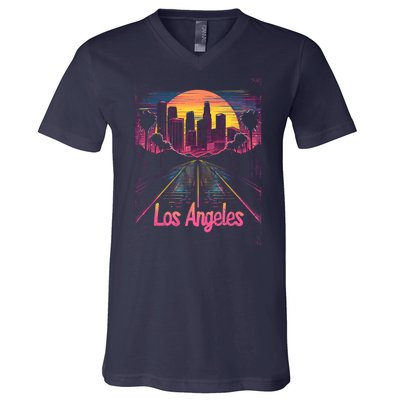 Vintage Los Angeles V-Neck T-Shirt