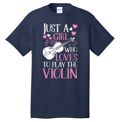 Violinist Like A Normal Girl Just Cooler Violin Girl Tall T-Shirt