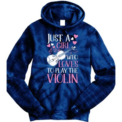 Violinist Like A Normal Girl Just Cooler Violin Girl Tie Dye Hoodie