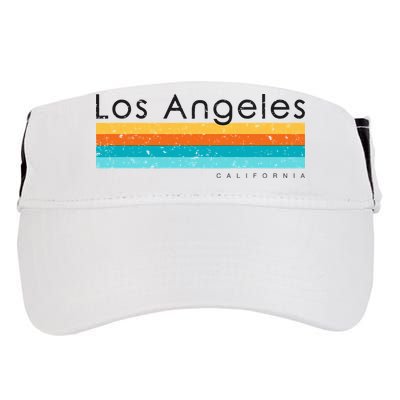 Vintage Los Angeles California Ca Retro Design Adult Drive Performance Visor