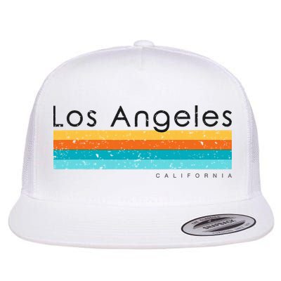 Vintage Los Angeles California Ca Retro Design Flatbill Hat