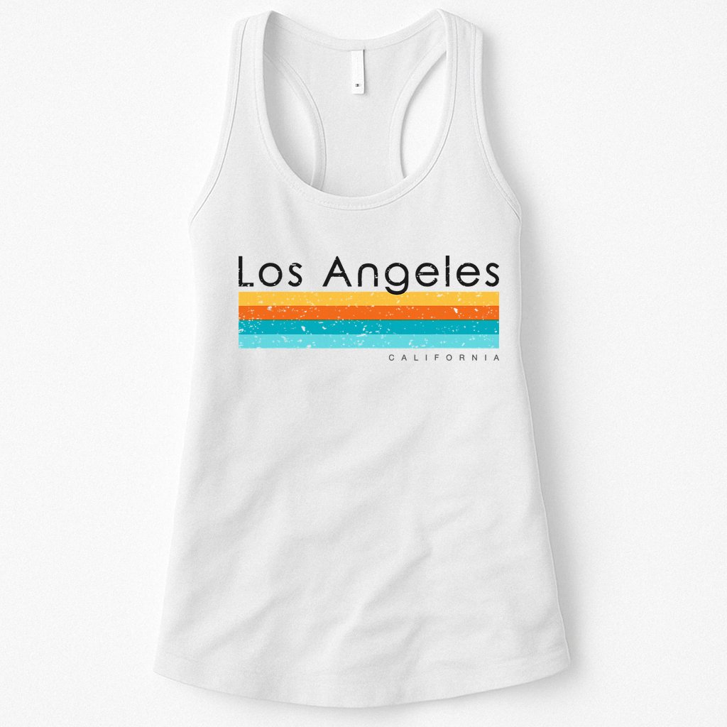 Vintage Los Angeles California Ca Retro Design Womens Tank Top