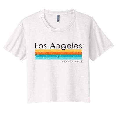 Vintage Los Angeles California Ca Retro Design Crop Top