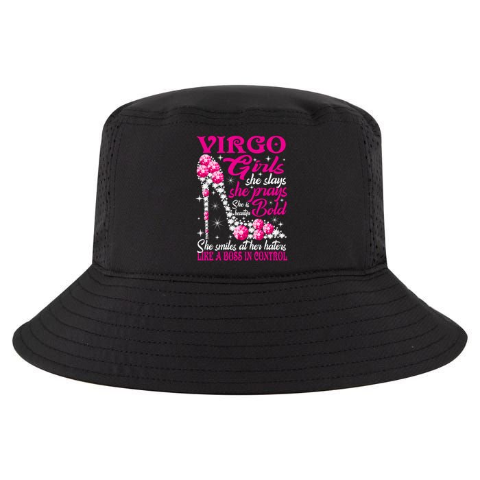 Virgo Like A Boss In Control Diamond Shoes Funny Funny Gift Meaningful Gift Cool Comfort Performance Bucket Hat