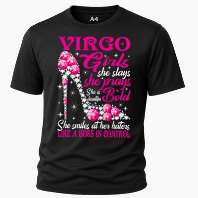 Virgo Like A Boss In Control Diamond Shoes Funny Funny Gift Meaningful Gift Performance Shirt