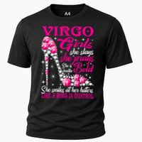 Virgo Like A Boss In Control Diamond Shoes Funny Funny Gift Meaningful Gift Cooling Performance Crew T-Shirt