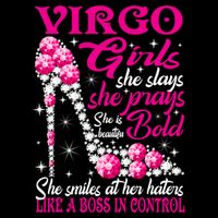 Virgo Like A Boss In Control Diamond Shoes Funny Funny Gift Meaningful Gift Cooling Performance Crew T-Shirt