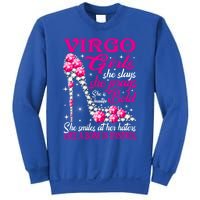 Virgo Like A Boss In Control Diamond Shoes Funny Funny Gift Meaningful Gift Sweatshirt