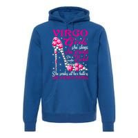 Virgo Like A Boss In Control Diamond Shoes Funny Funny Gift Meaningful Gift Premium Hoodie