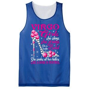 Virgo Like A Boss In Control Diamond Shoes Funny Funny Gift Meaningful Gift Mesh Reversible Basketball Jersey Tank