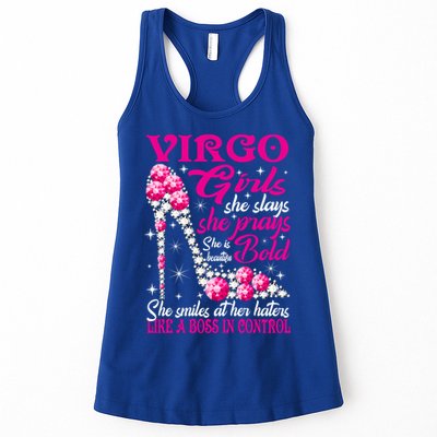Virgo Like A Boss In Control Diamond Shoes Funny Funny Gift Meaningful Gift Womens Tank Top
