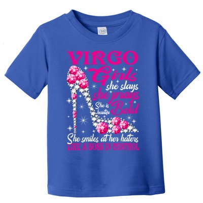 Virgo Like A Boss In Control Diamond Shoes Funny Funny Gift Meaningful Gift Toddler T-Shirt