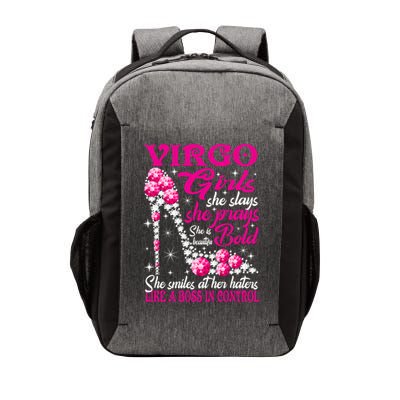 Virgo Like A Boss In Control Diamond Shoes Funny Funny Gift Meaningful Gift Vector Backpack