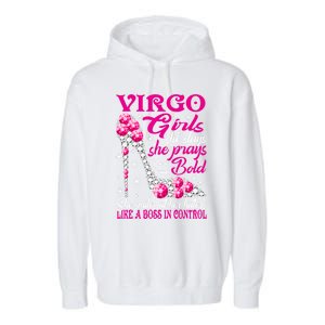 Virgo Like A Boss In Control Diamond Shoes Funny Funny Gift Meaningful Gift Garment-Dyed Fleece Hoodie