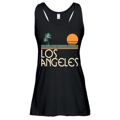 Vintage Los Angeles California Ladies Essential Flowy Tank