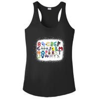 Villain Letter Abcs Bleached Evil Alphabets Bleach Lore Ladies PosiCharge Competitor Racerback Tank