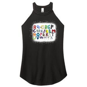 Villain Letter Abcs Bleached Evil Alphabets Bleach Lore Women's Perfect Tri Rocker Tank