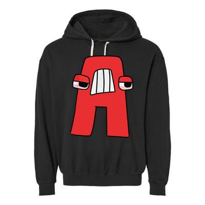 Villain Letter Abc Costume Boys Matching Evil Alphabet Lore Garment-Dyed Fleece Hoodie