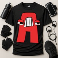 Villain Letter Abc Costume Boys Matching Evil Alphabet Lore Cooling Performance Crew T-Shirt