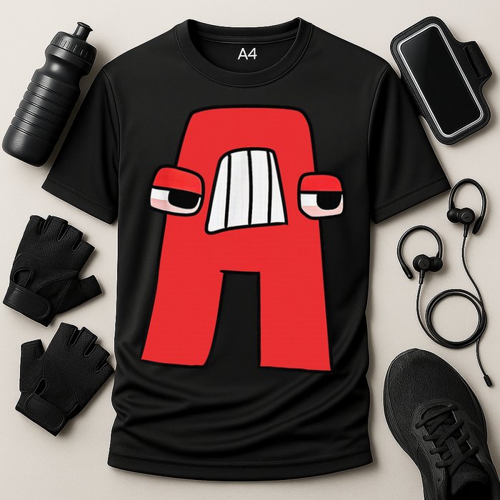 Villain Letter Abc Costume Boys Matching Evil Alphabet Lore Cooling Performance Crew T-Shirt
