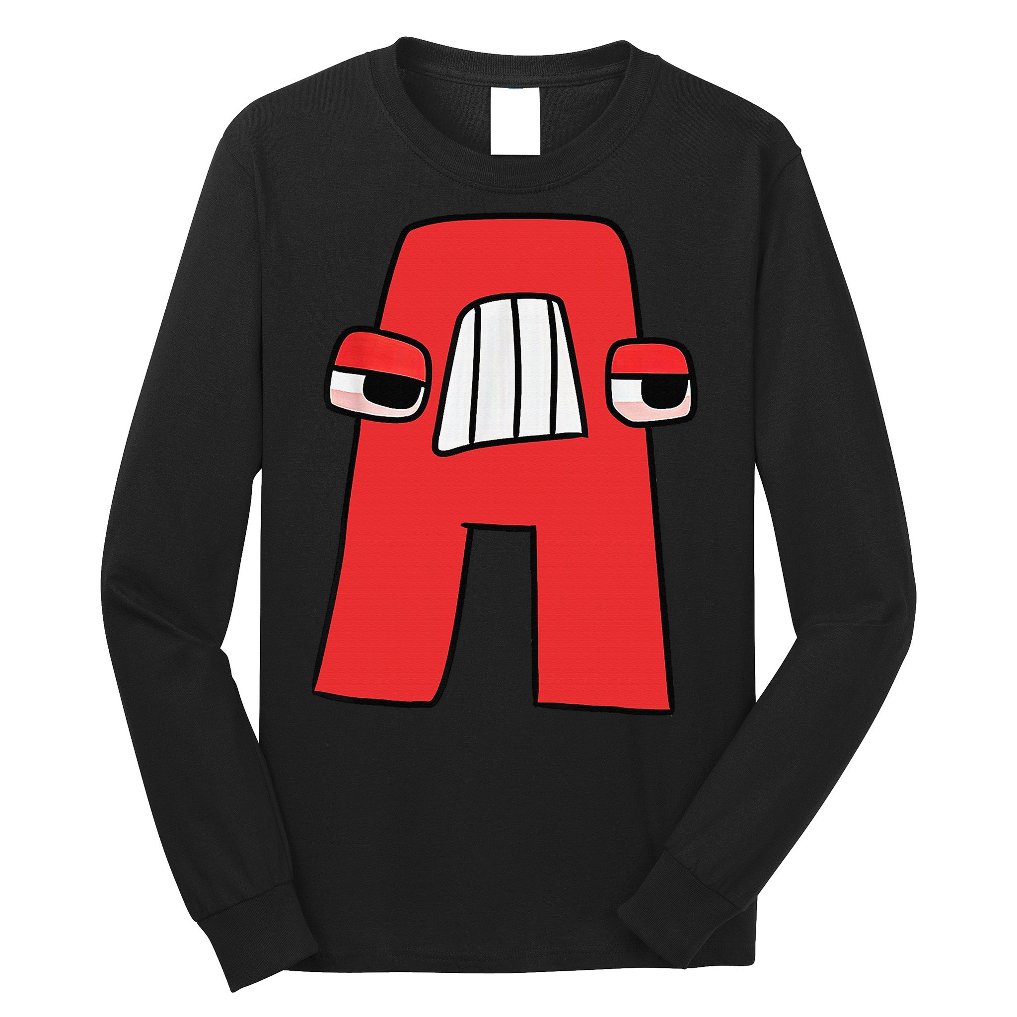 Villain Letter Abc Costume Boys Matching Evil Alphabet Lore Long Sleeve Shirt