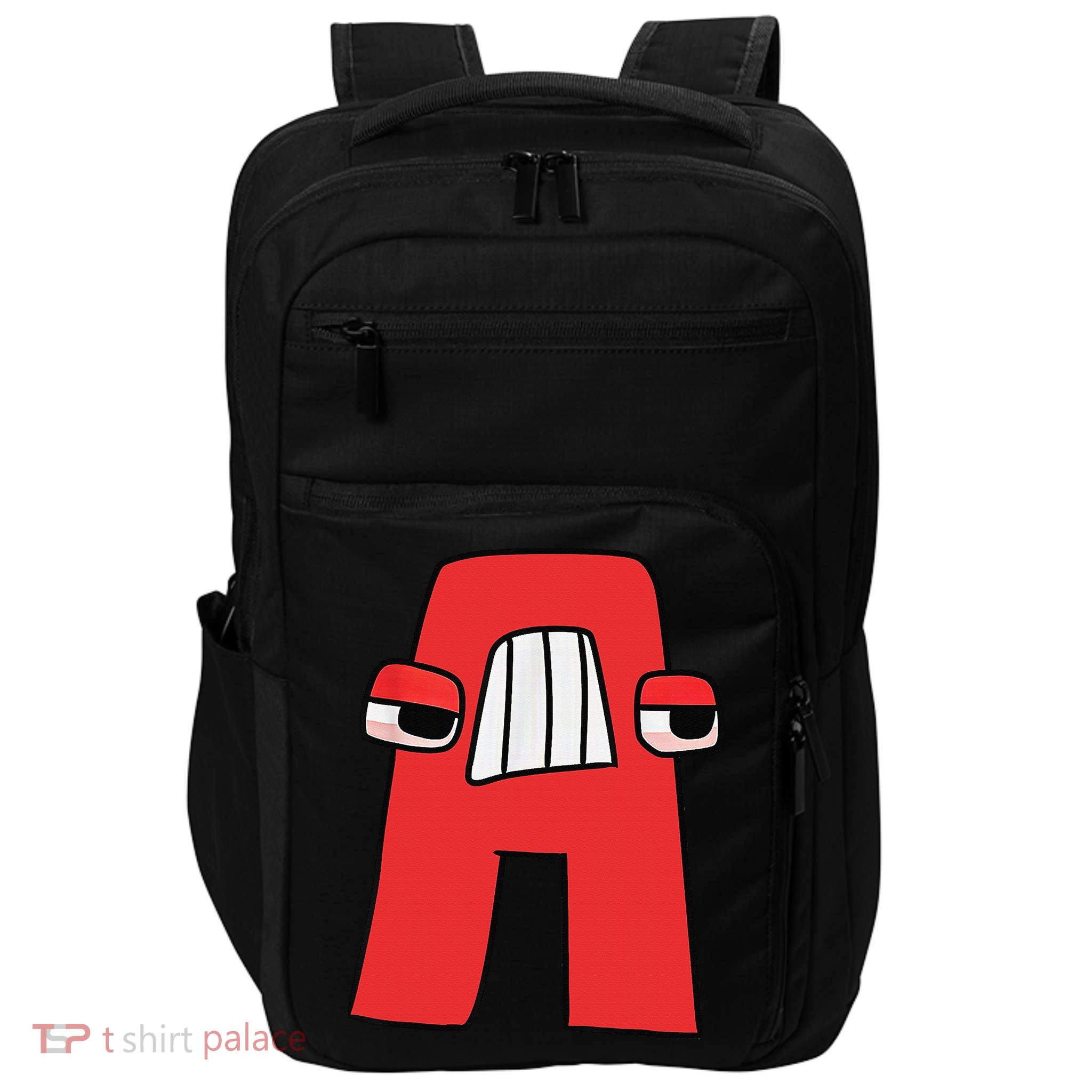 Villain Letter Abc Costume Boys Matching Evil Alphabet Lore Impact Tech Backpack