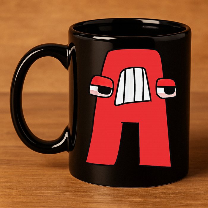 Villain Letter Abc Costume Boys Matching Evil Alphabet Lore 11oz C Handle Ceramic Mug