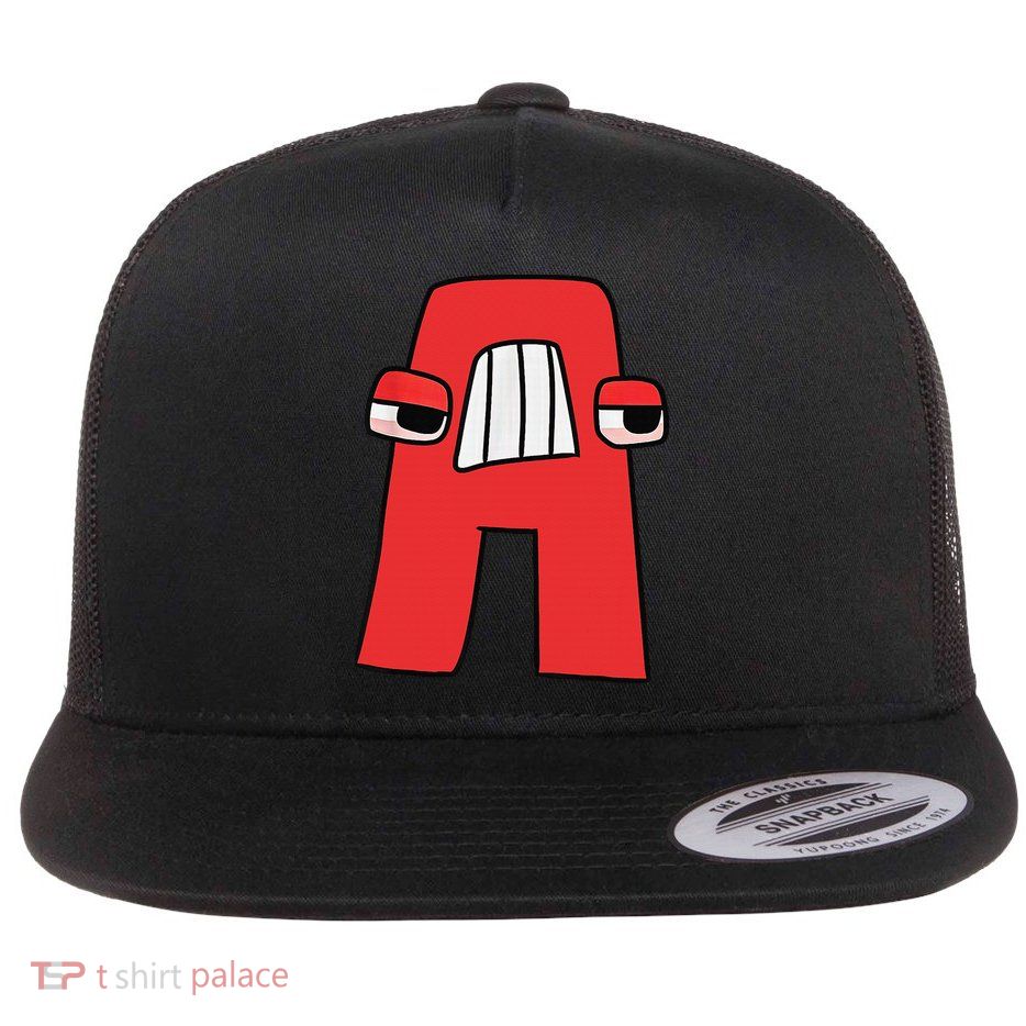 Villain Letter Abc Costume Boys Matching Evil Alphabet Lore Flatbill Hat