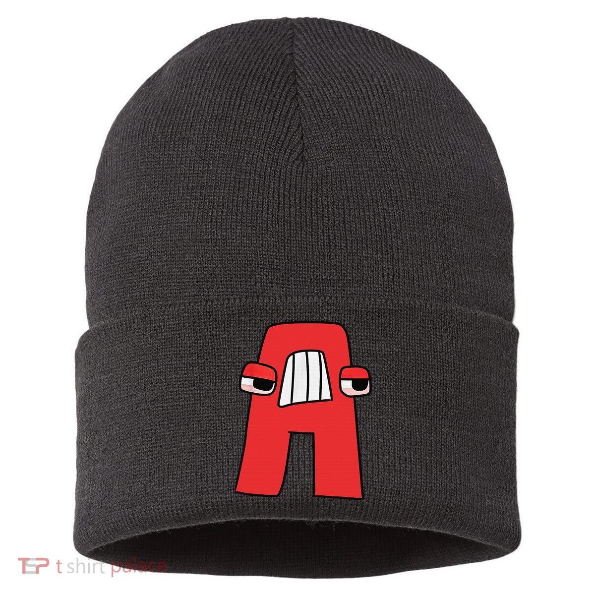 Villain Letter Abc Costume Boys Matching Evil Alphabet Lore Sustainable Knit Beanie