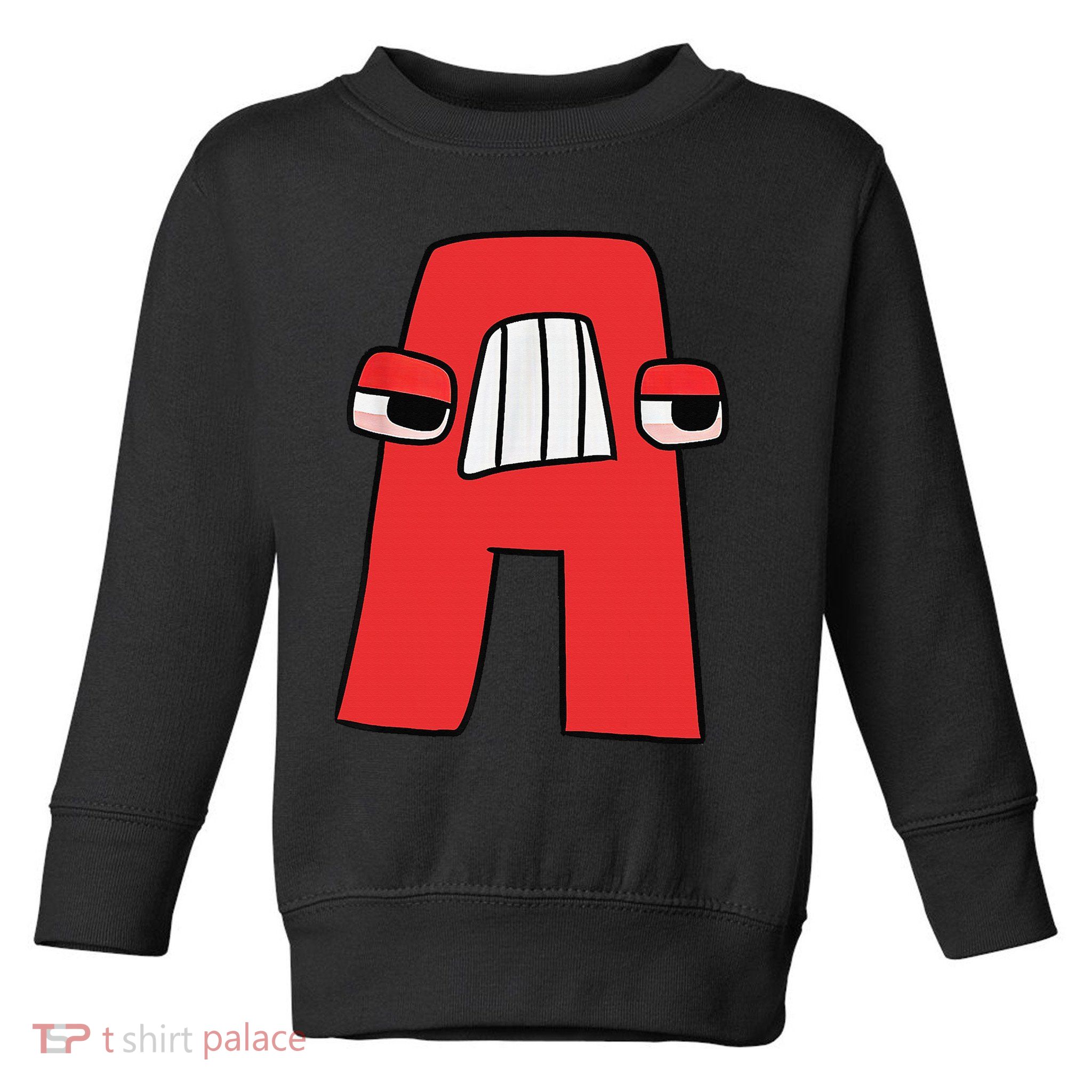 Villain Letter Abc Costume Boys Matching Evil Alphabet Lore Toddler Sweatshirt