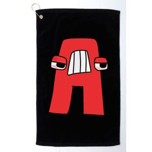 Villain Letter Abc Costume Boys Matching Evil Alphabet Lore Platinum Collection Golf Towel