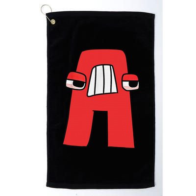 Villain Letter Abc Costume Boys Matching Evil Alphabet Lore Platinum Collection Golf Towel