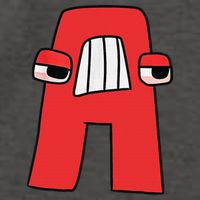 Villain Letter Abc Costume Boys Matching Evil Alphabet Lore Vector Backpack