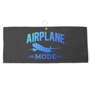 Vacation Lovers Airplane Mode Going On Vacation Gift Large Microfiber Waffle Golf Towel