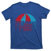 Valentine Love Always Wins Raining Hearts Dripping Umbrella Gift T-Shirt