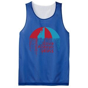 Valentine Love Always Wins Raining Hearts Dripping Umbrella Gift Mesh Reversible Basketball Jersey Tank