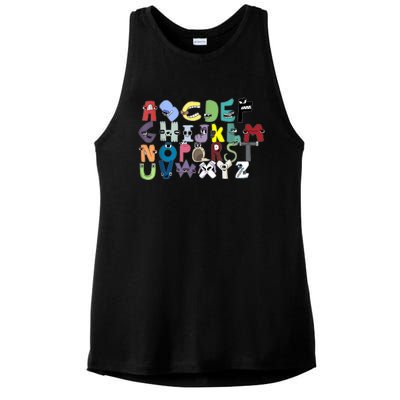 Villain Letter Abc Costume Boys Matching Evil Alphabet Lore Ladies PosiCharge Tri-Blend Wicking Tank