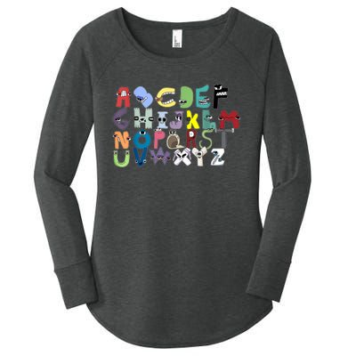 Villain Letter Abc Costume Boys Matching Evil Alphabet Lore Women's Perfect Tri Tunic Long Sleeve Shirt