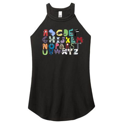 Villain Letter Abc Costume Boys Matching Evil Alphabet Lore Women's Perfect Tri Rocker Tank