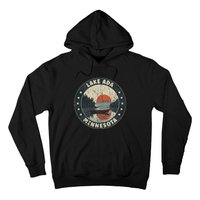 Vintage Lake Ada Minnesota Sunset Hoodie