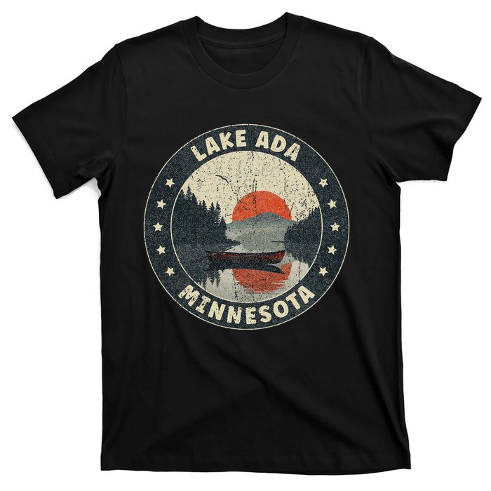 Vintage Lake Ada Minnesota Sunset T-Shirt