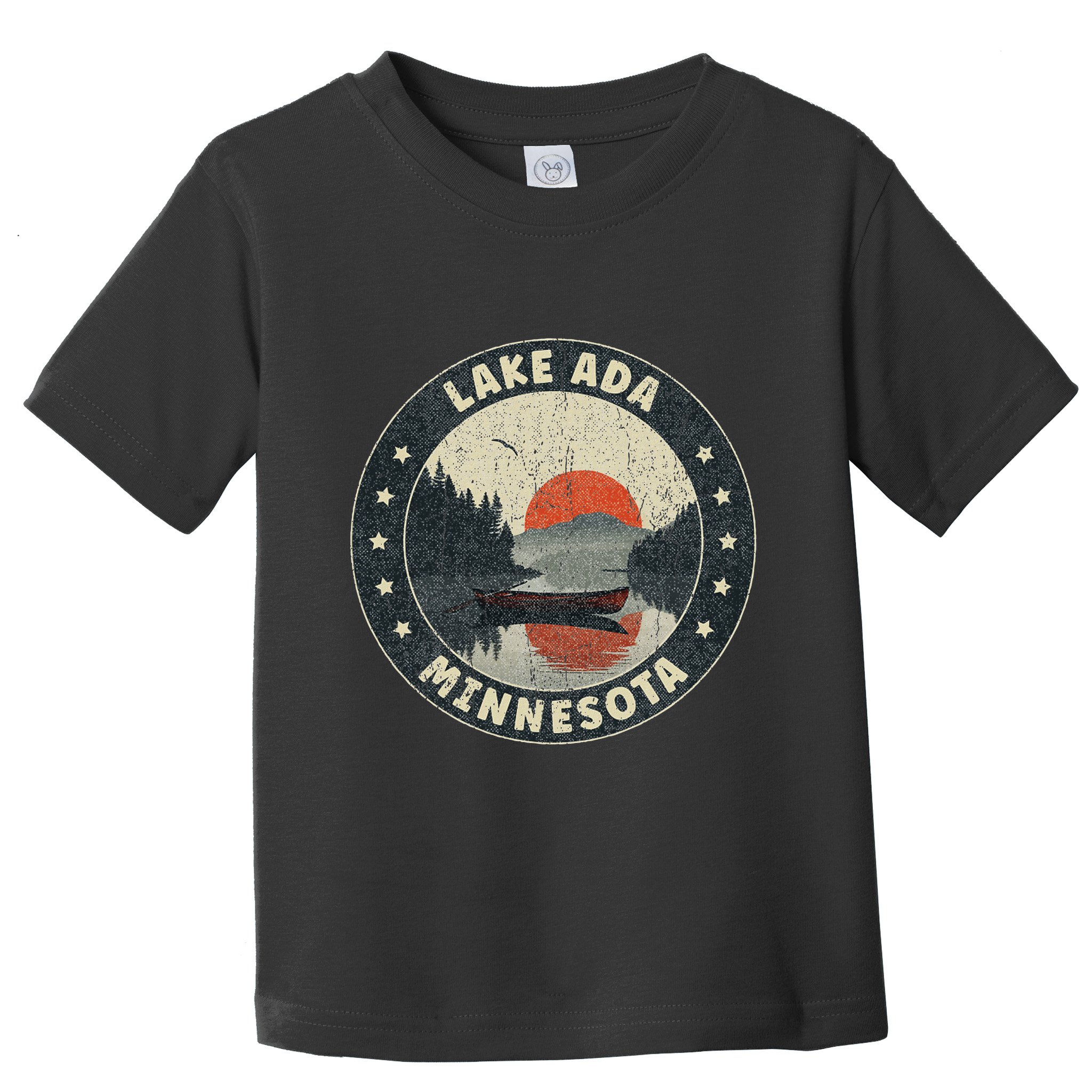 Vintage Lake Ada Minnesota Sunset Toddler T-Shirt