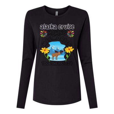 Vacation Lovers Alaska Cruise Womens Cotton Relaxed Long Sleeve T-Shirt