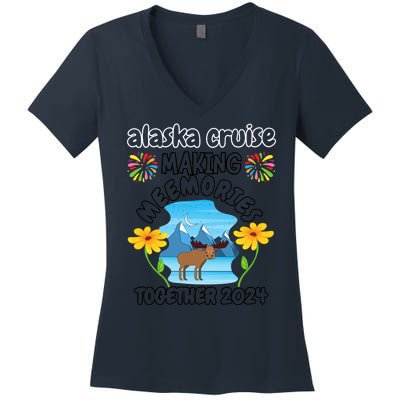 Vacation Lovers Alaska Cruise Women's V-Neck T-Shirt