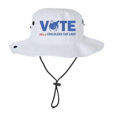 Vote Like A Childless Cat Lady Funny Voting Kamala Legacy Cool Fit Booney Bucket Hat