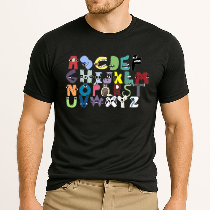 Villain Letter Abc Costumes Matching Evil Alphabet Lore Cooling Performance Crew T-Shirt