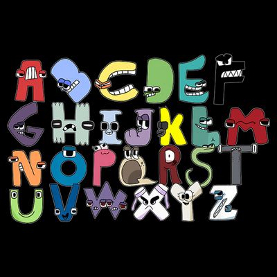 Villain Letter Abc Costumes Matching Evil Alphabet Lore T-Shirt