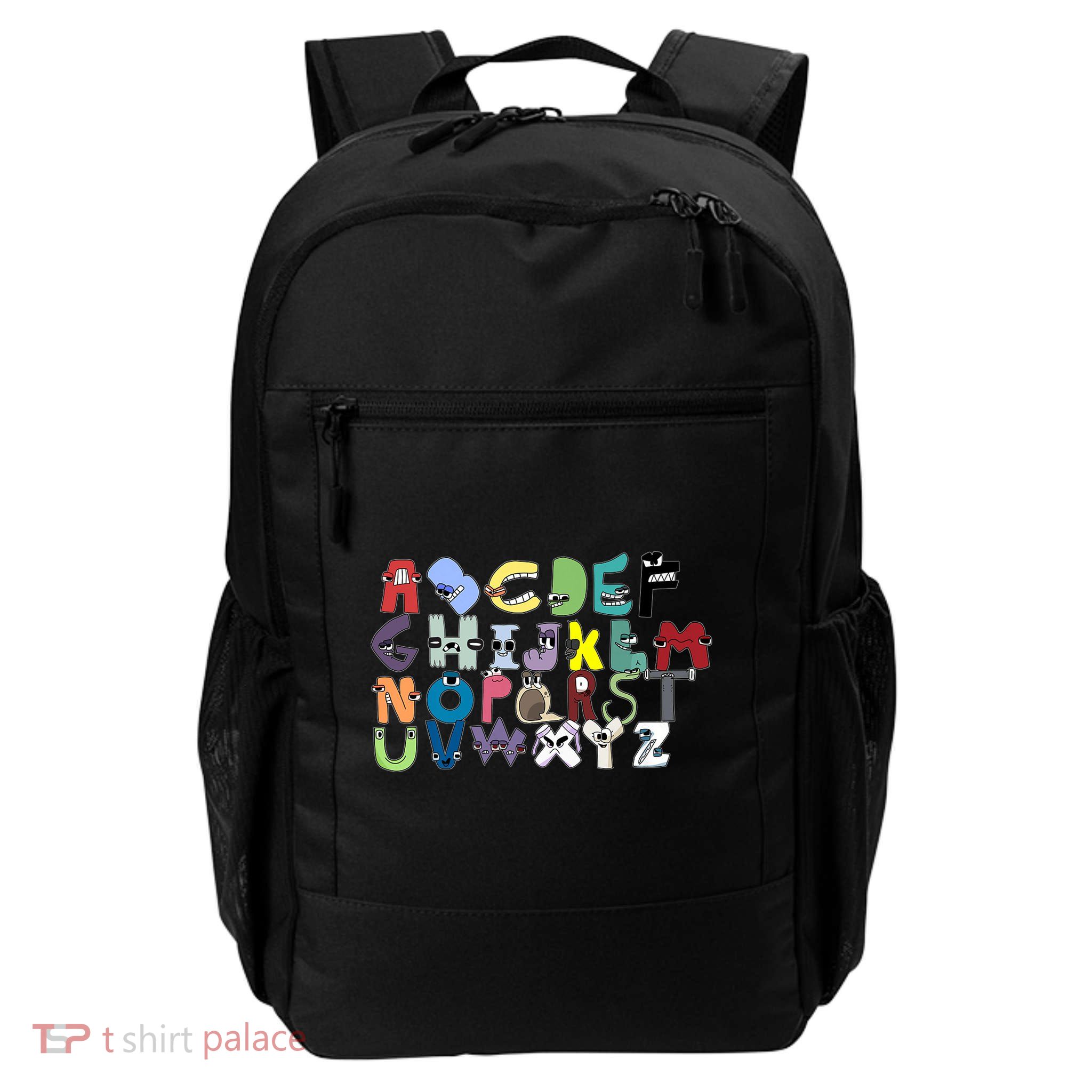 Villain Letter Abc Costumes Matching Evil Alphabet Lore Daily Commute Backpack