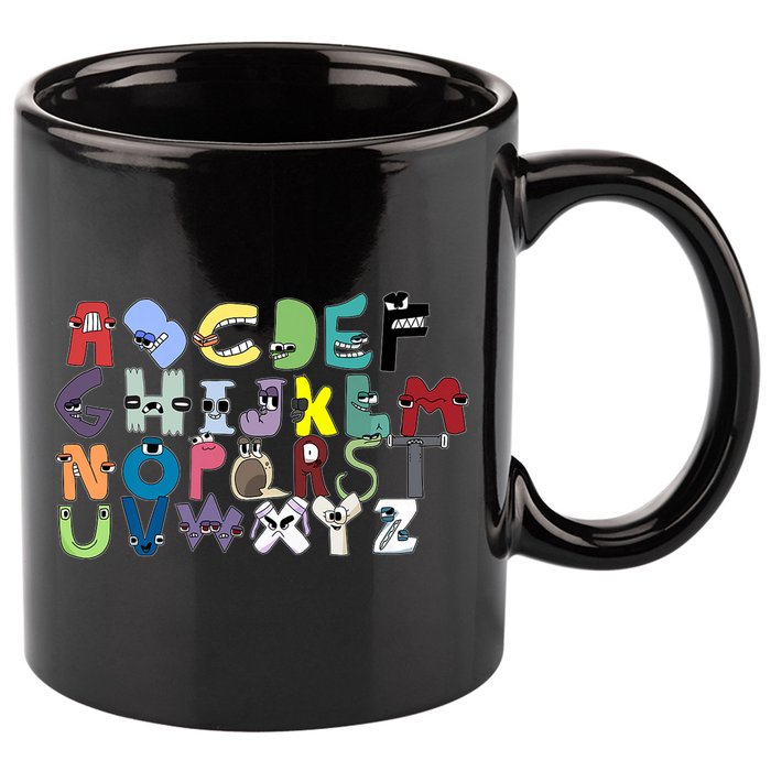 Villain Letter Abc Costumes Matching Evil Alphabet Lore 11oz C Handle Ceramic Mug